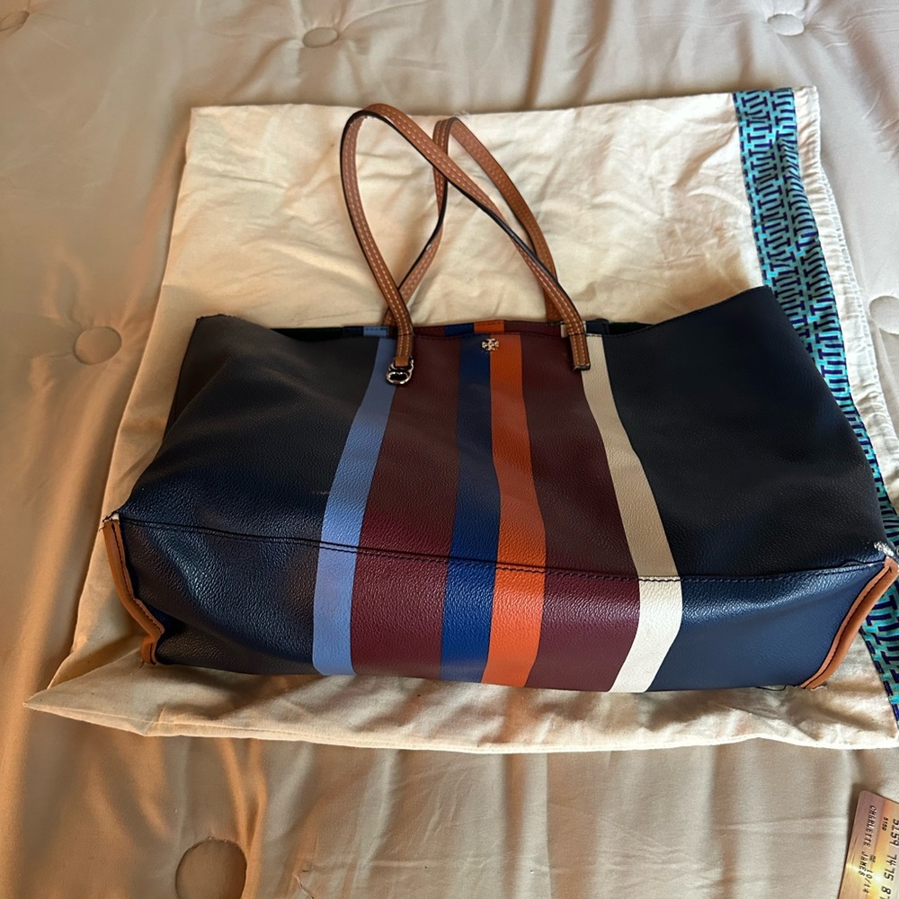 Tory Burch Perry Canvas Tote Bag